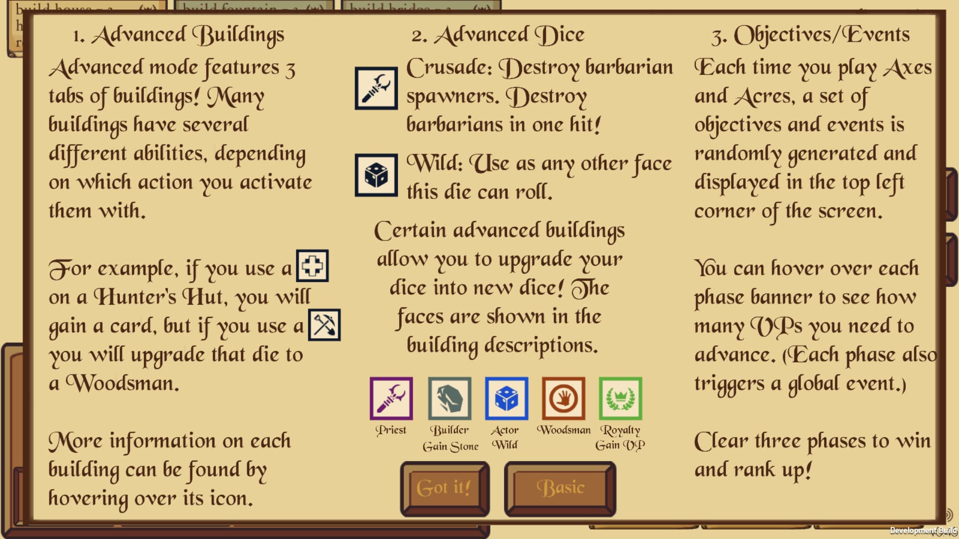 Axes and Acres