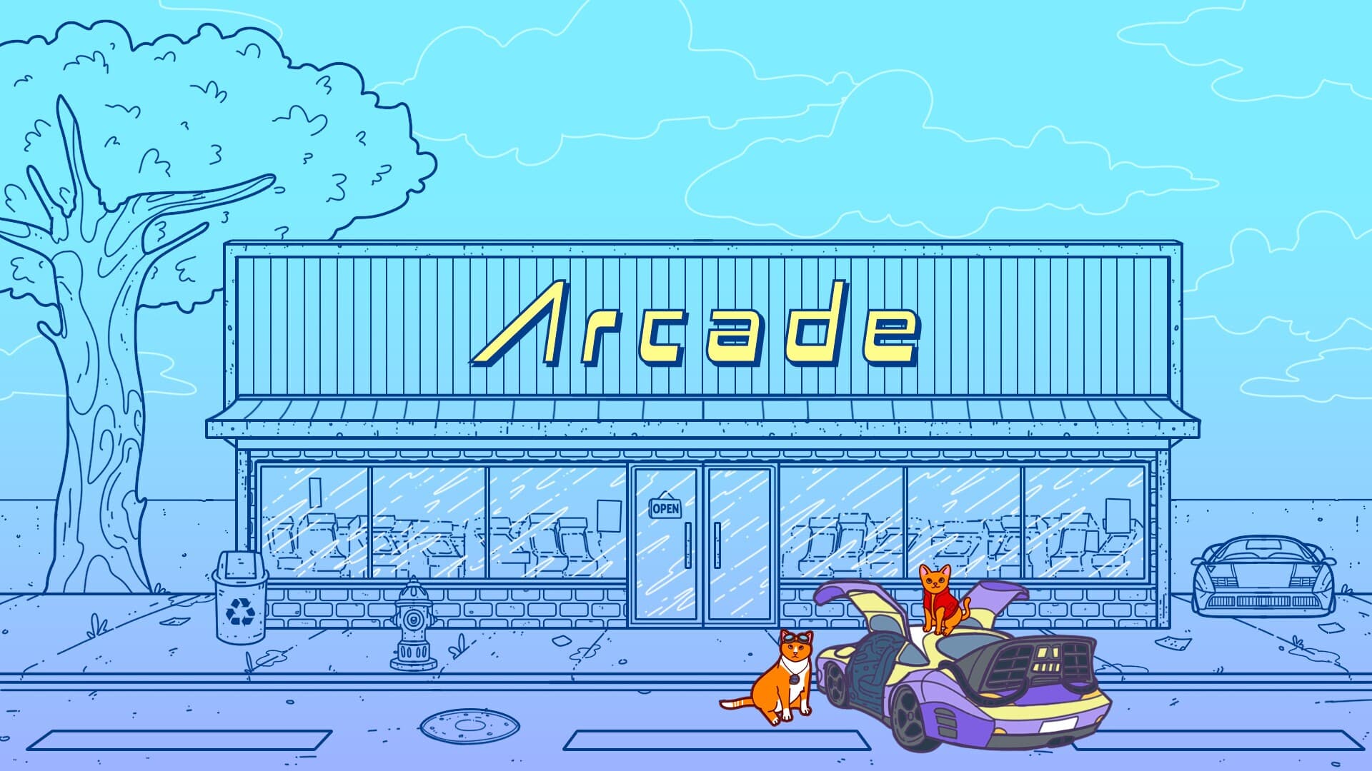 An Arcade Full of Cats