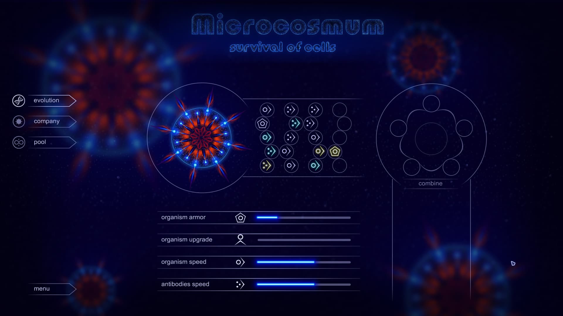 Microcosmum: survival of cells