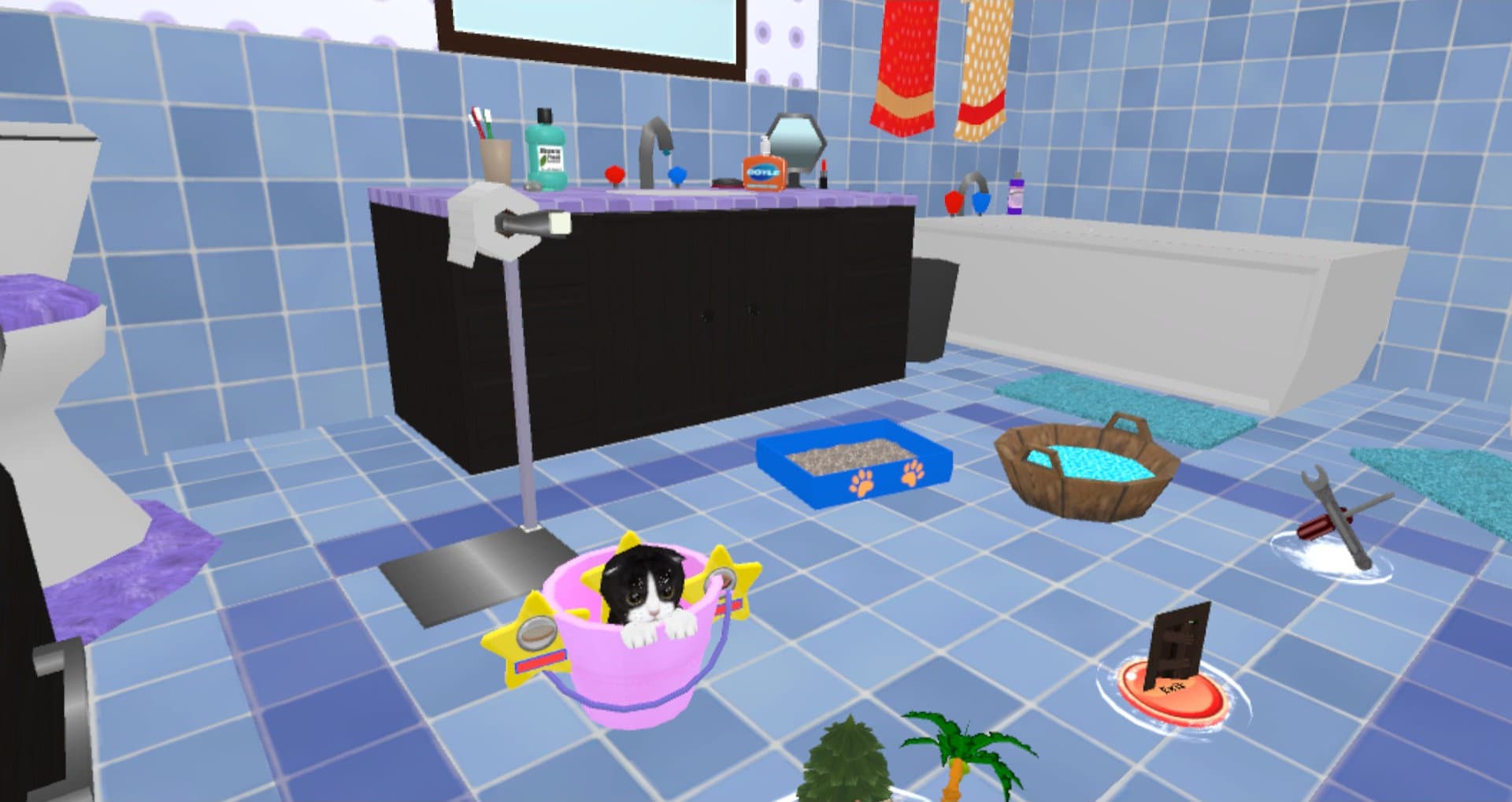 Konrad the Kitten - a virtual but real cat
