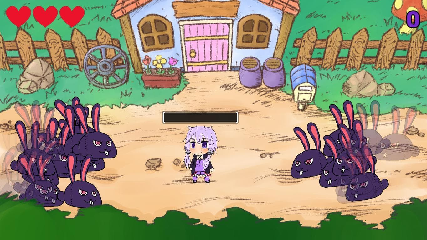 森と兎と休日と