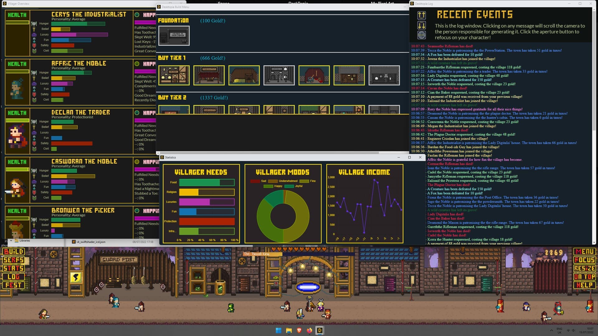 Desktopia: A Desktop Village Simulator